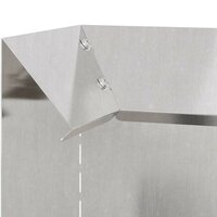 Slakkenhekje Zilver 10 x 10 x 25 cm Roestvrij staal 7