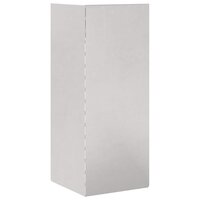 Slakkenhekje 4 pcs Zilver 10 x 10 x 25 cm Roestvrij staal 6