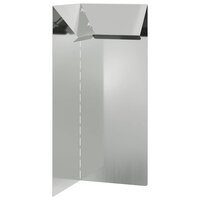 Slakkenhekje Zilver 10 x 10 x 25 cm Gegalvaniseerd staal 2