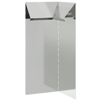 Slakkenhekje 4 pcs Zilver 10 x 10 x 25 cm Gegalvaniseerd staal 4