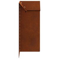 Slakkenhekje 4 pcs Roestig 10 x 10 x 25 cm Cortenstaal 6
