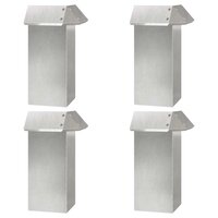 Slakkenhekken 8 pcs Zilver Roestvrij staal 5