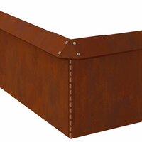 Slakkenhekken 8 pcs Roestig Cortenstaal 9