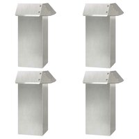 Slakkenhekken 12 pcs Zilver Roestvrij staal 6