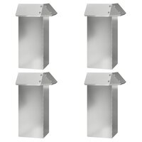 Slakkenhekken 12 pcs Zilver Gegalvaniseerd staal 5