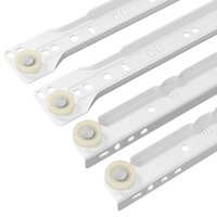 Ladegeleider 12 pcs Wit 250 mm Staal 5