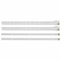 Ladegeleider 49 pcs Wit Staal 3