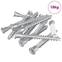 Confirmatschroeven 2100 pcs Zilver Metaal 2