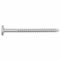 Houtschroeven 2 pcs Zilver M6 x 70 mm Staal 4