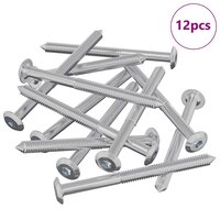 Meubelschroeven 12 pcs Zilver M6 x 85 mm Staal 3