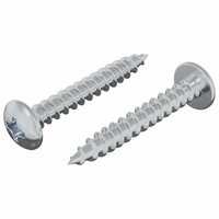 Houtschroeven 2 pcs Zilver M4 x 28 mm IJzer 2