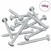 Houtschroeven 3273 pcs Zilver 9,8 x 53 mm Staal 2