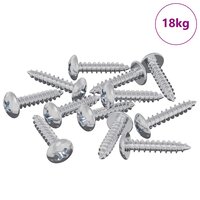 Houtschroeven 10976 pcs Zilver Staal 2