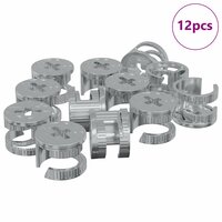 Cam Lock Moeren 12 pcs Zilver 15 x 11,5 mm Metaal 2