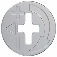 Cam Lock Moeren 12 pcs Zilver 15 x 11,5 mm Metaal 5