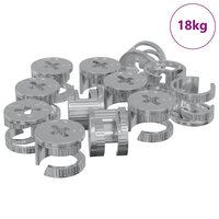 Cam Lock Moeren 4000 pcs Zilver Metaal 2