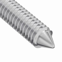 Bout 12 pcs Zilver M6 x 100 mm Staal 5