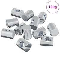 Barrelmoeren 3462 pcs Zilver M6 x 13 mm Metaal 3