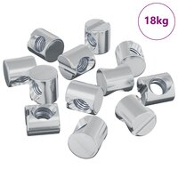 Barrelmoeren 4500 pcs Zilver M6 x 12 mm Metaal 2