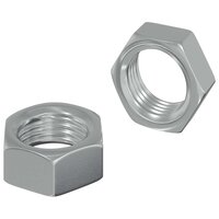 Zeshoekige Moer 2 pcs Zilver M6 Metaal 2