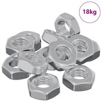 Zeshoekige Moer 3600 pcs Zilver Metaal 3