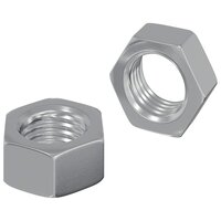 Zeshoekige Moer 2 pcs Zilver M6 Metaal 2