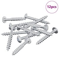 Bout 12 pcs Zilver 9,8 x 35 mm IJzer 2