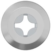 Slotmoer 12 pcs Nikkel M6 x 15 mm Staal 3