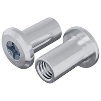 Slotmoer 2 pcs Zilver M6 x 15 mm Staal 2
