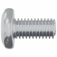 Slotschroef Effen 4865 pcs Zilver Staal 4