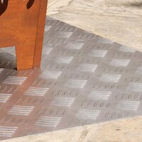 traptreden Rechthoekig 2 pcs Zilver 80 x 50 cm Aluminium 3