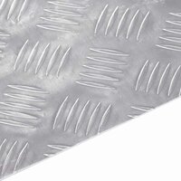 traptreden Rechthoekig 2 pcs Zilver 90 x 50 cm Aluminium 6