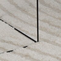 Vloerkleed Rechthoekig GALATI Cr&egrave;me 150 x 80 cm Polyester 6