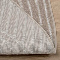 Vloerkleed Rond PALMERAS Beige &Oslash; 200 CM Polyester 4