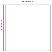 Vloerkleedloper MARSA Multikleur 100 x 100 cm Polyester en PVC 7