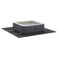 Zwembad Grondzeil Zwart 396 x 396 x 0,1 cm Niet-geweven Stof 3