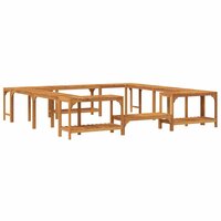 Hottub ombouw Bruin 255 x 255 x 55,5 cm Massief Acaciahout 2