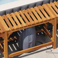 Hottub ombouw Bruin 255 x 255 x 55,5 cm Massief Acaciahout 5