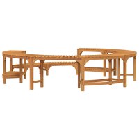 Hottub ombouw Bruin &Oslash;255 x 55,5 cm Massief Acaciahout 8