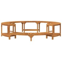 Hottub ombouw Bruin &Oslash;275 x 55,5 cm Massief Acaciahout 6