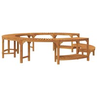 Hottub ombouw Bruin &Oslash;275 x 55,5 cm Massief Acaciahout 7