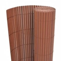 Tuinafscheiding dubbelzijdig 110x300 cm bruin 2