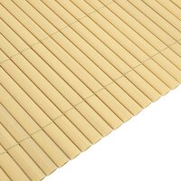 Tuinafscheiding dubbelzijdig 110x400 cm geel 4