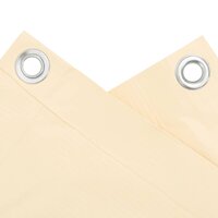 Balkonscherm 300x120 cm PVC cr&egrave;mekleurig 4