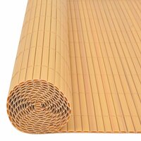 Tuinafscheiding dubbelzijdig 90x300 cm PVC geel 5