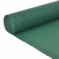 Tuinafscheiding dubbelzijdig 90x500 cm PVC groen 4