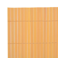 Tuinafscheiding dubbelzijdig 90x500 cm PVC geel 3