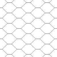 Hexagon Hek Grijs 0,5 x 10 m PVC 7