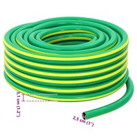 Tuinslang 5-Lags Groen en Geel 1" 30 m PVC 6
