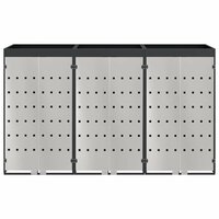 Containerberging voor 3 bakken Antraciet 340 x 77.5 x 115.5 cm 6